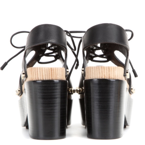 SUPER SALE!!! ⚡️BALENCIAGA LEATHER PLATFORM SANDALS - Picture 6 of 8