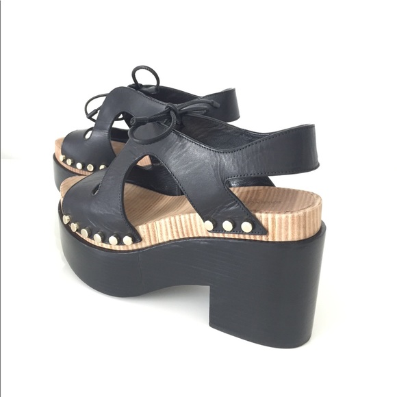 SUPER SALE!!! ⚡️BALENCIAGA LEATHER PLATFORM SANDALS - Picture 2 of 8