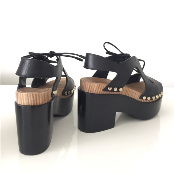 SUPER SALE!!! ⚡️BALENCIAGA LEATHER PLATFORM SANDALS - Picture 4 of 8