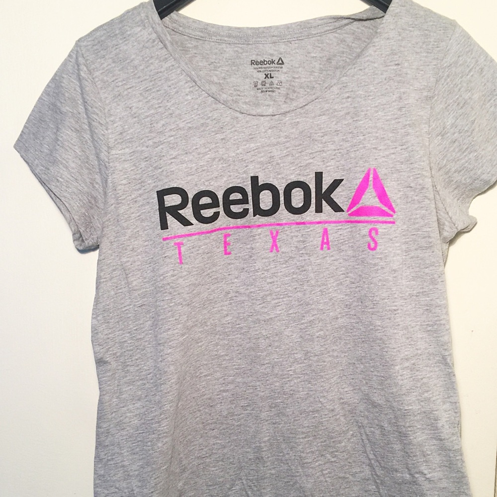 Reebok Texas Short Sleeve T-Shirt Size XL Gray
