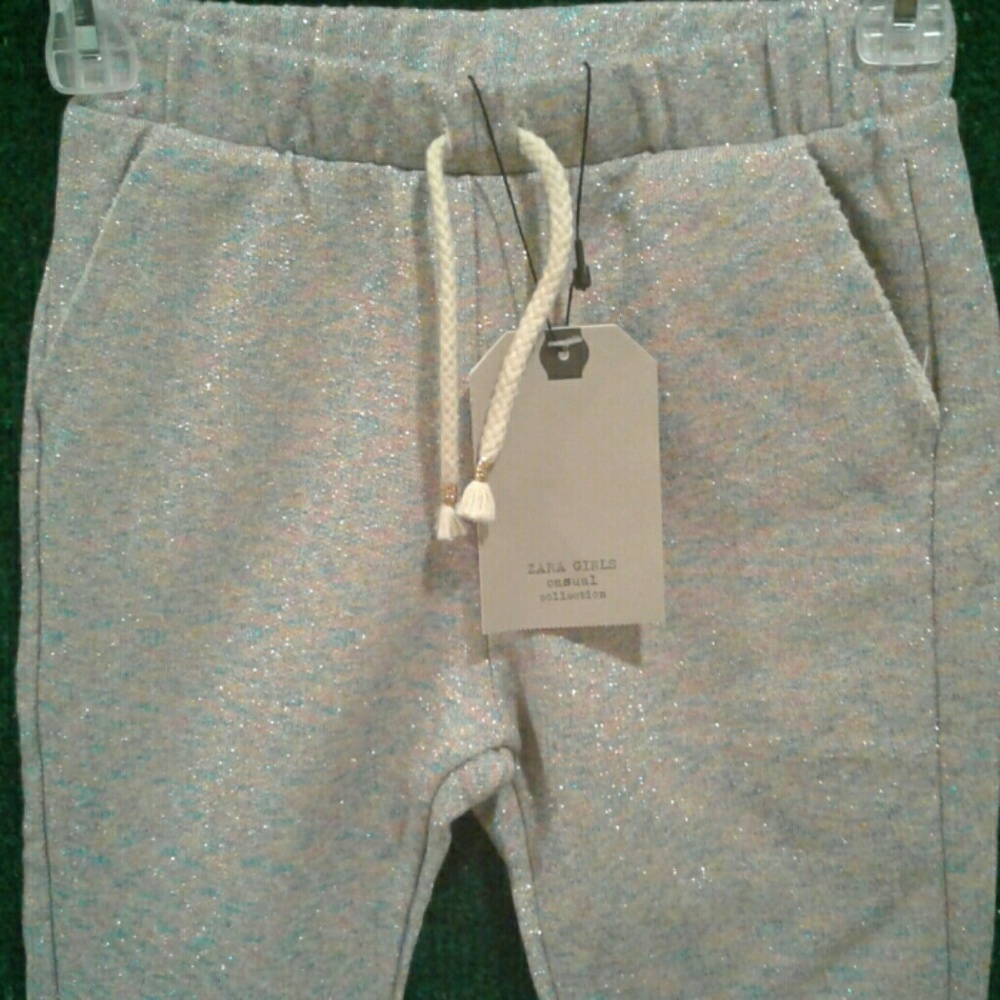 Brand new Zara girl's  glitter sweats