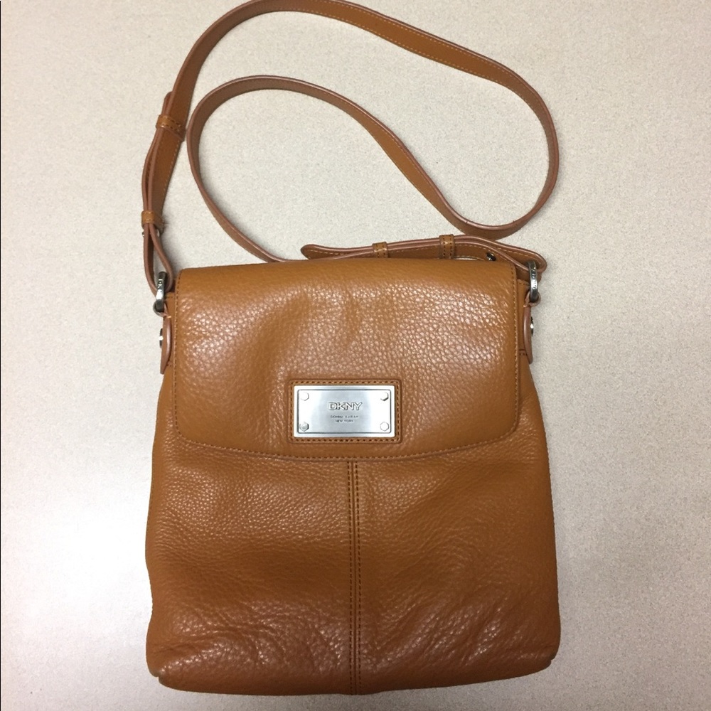 Leather DKNY crossbody