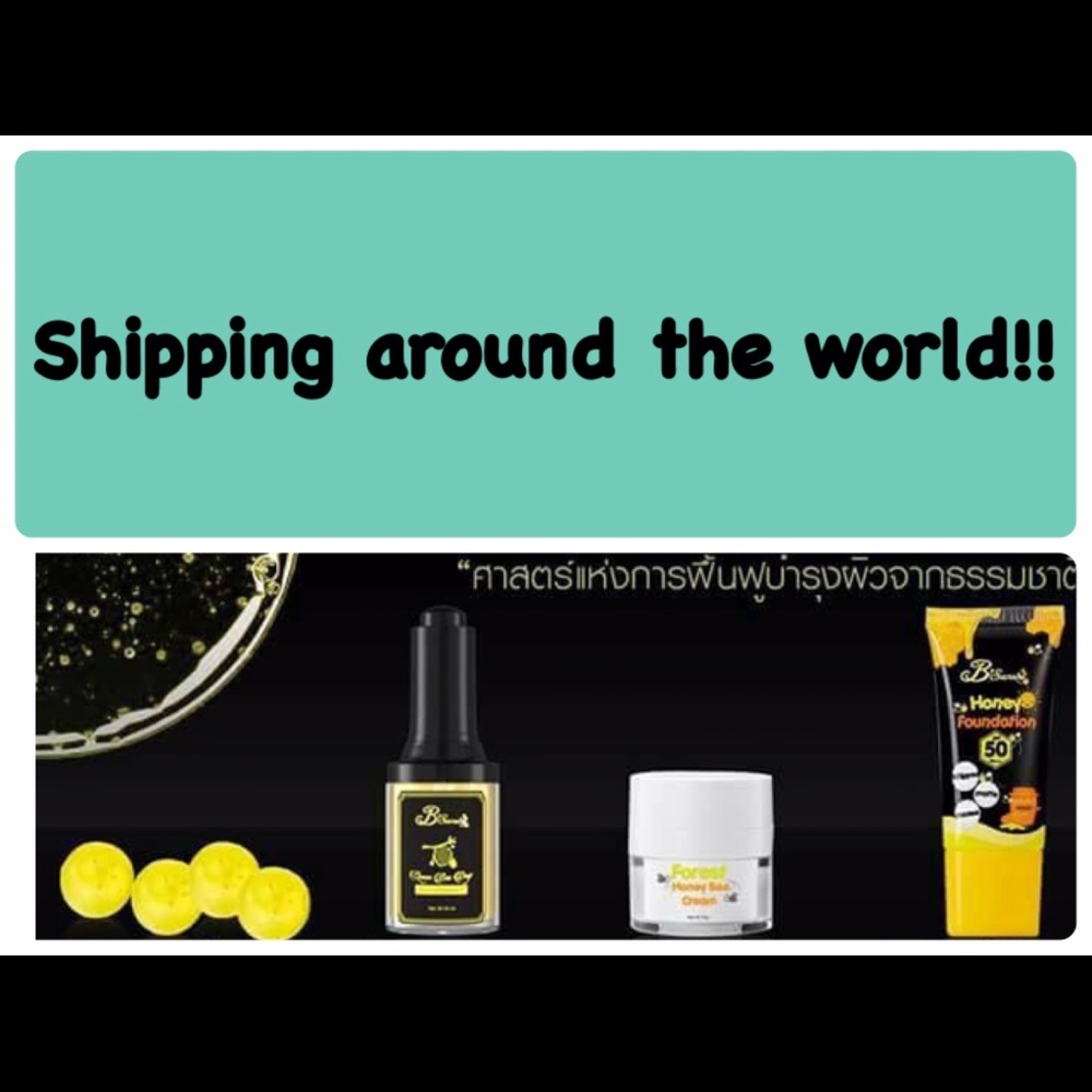 Skin care. We have sunscreen, serum, soap , cream