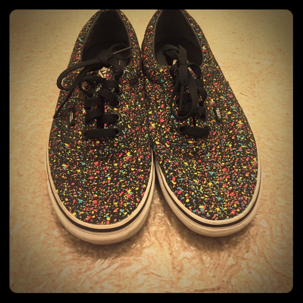 Confetti colored Vans