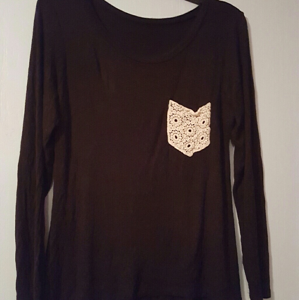 Black long sleeve shirt