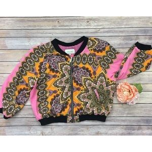 River Island Paisley Bomber Jacket