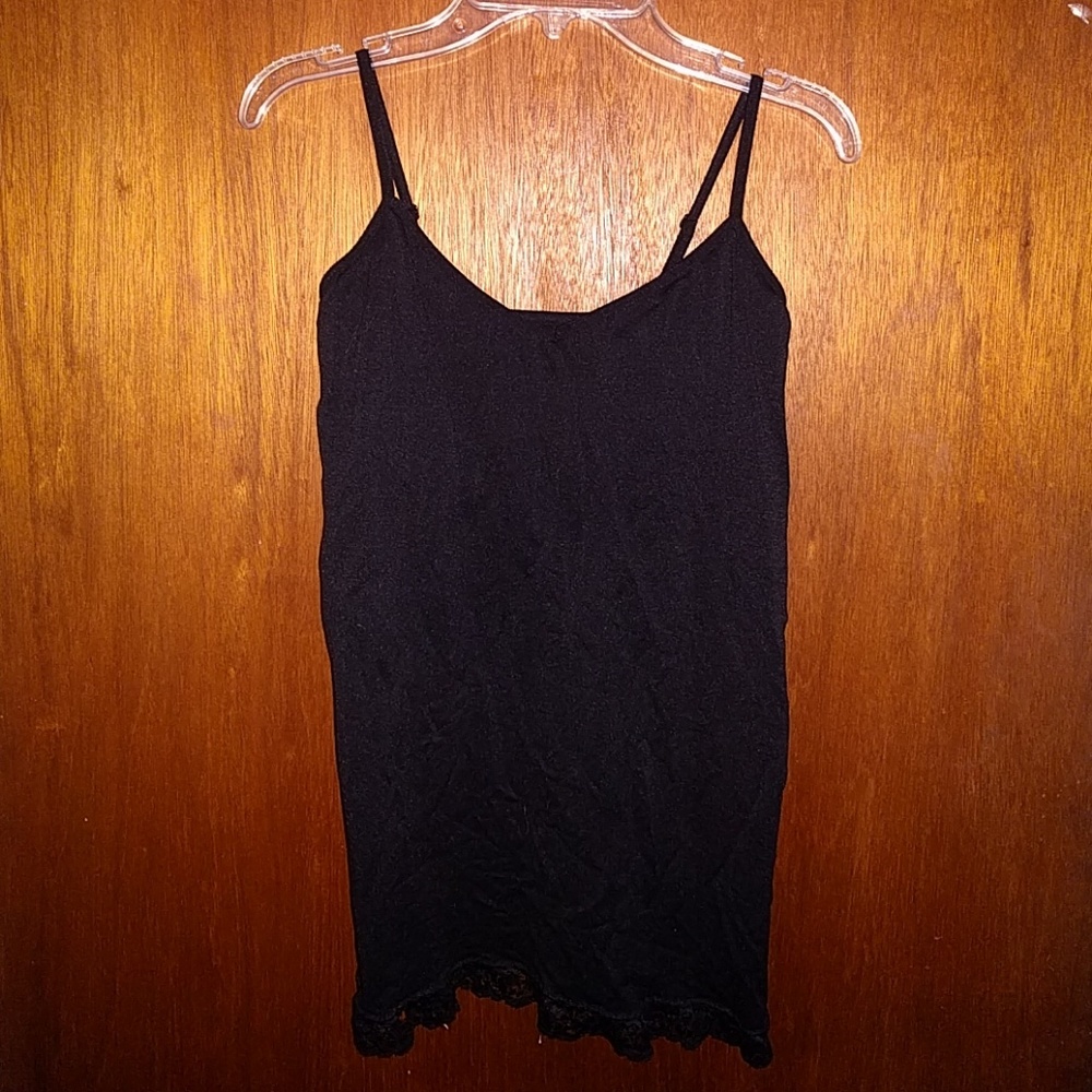 FINAL SALE V neck black cami
