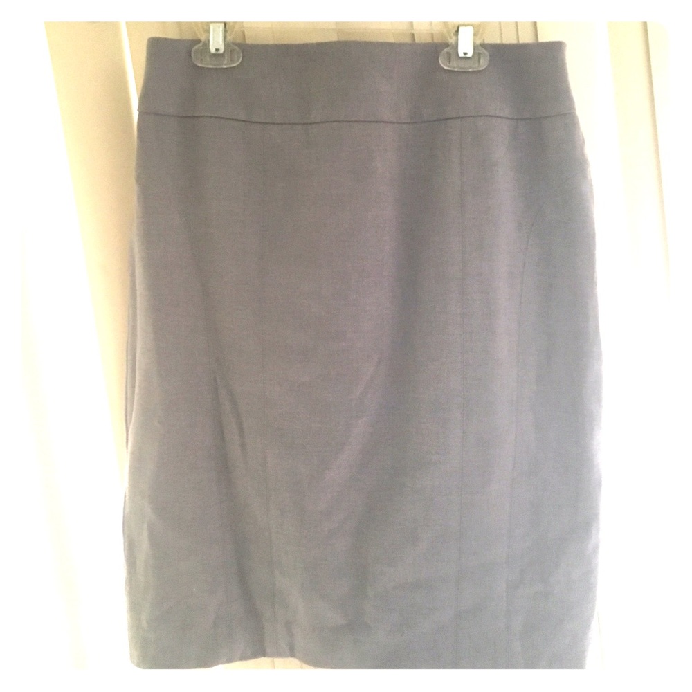 Light gray pencil skirt from Express