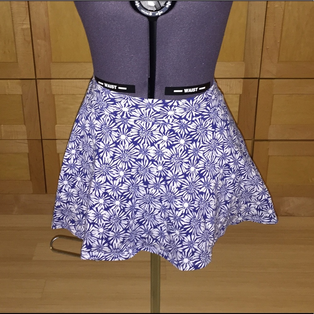 Floral skater skirt
