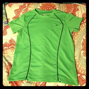 Green Nike Athletic Shirt