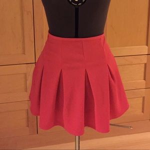 Pink A-line Mini Shirt