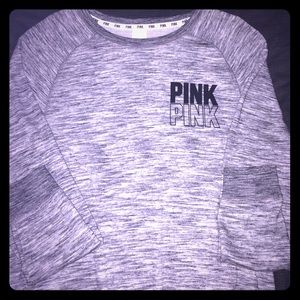 PINK: Matching Light Grey Sweatsuit