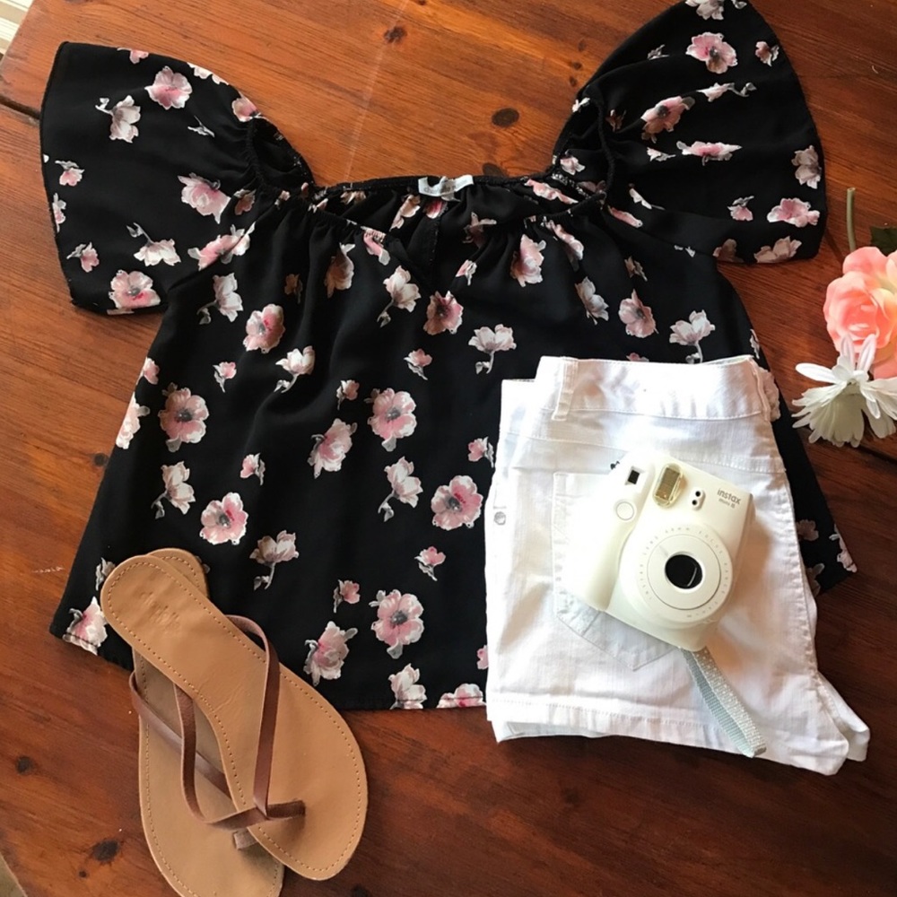 Floral Off Shoulder Blouse