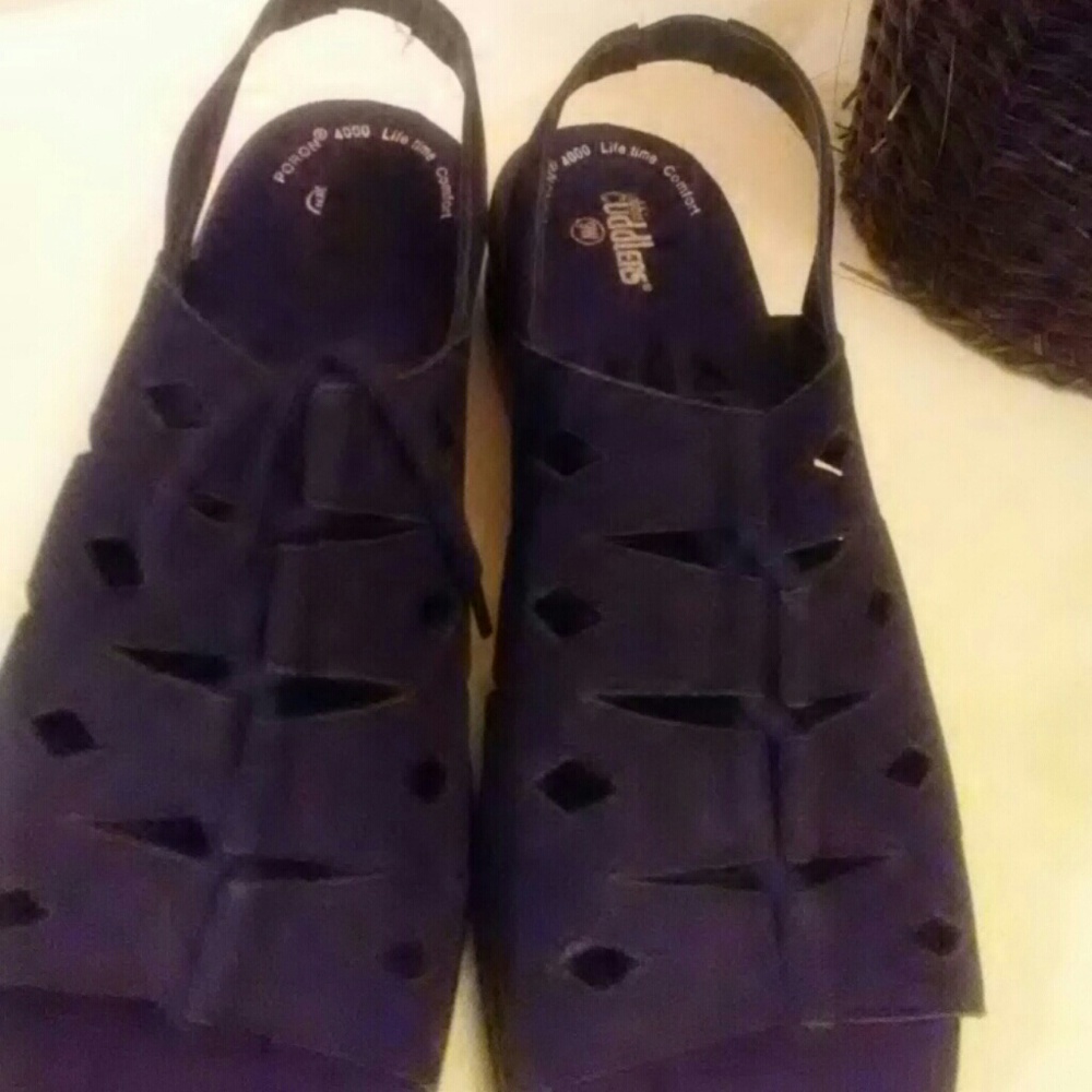 Suede sandals