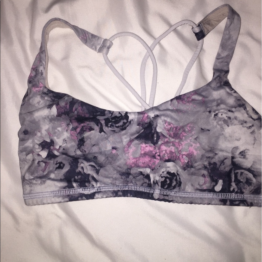 lululemon floral sports bra
