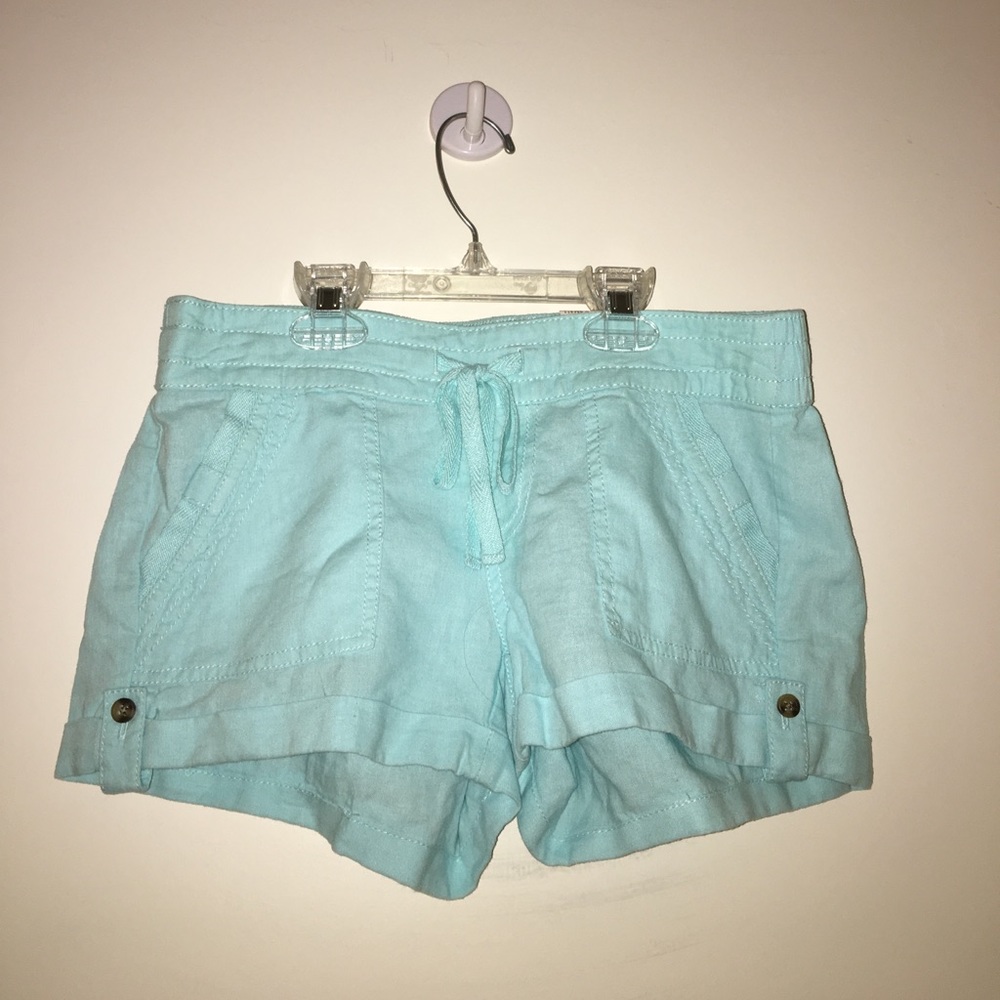 cotton candy blue shorts