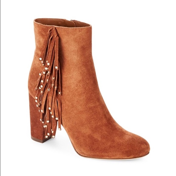 Diane Von Furstenberg studded fringe boots (ihjf0) - Picture 1 of 8