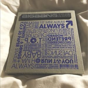 Kpop BIGBANG 1st Mini Album Always + Paper Statue