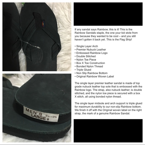 ❌SOLD❌ Final SALE BNWT Men's Rainbows - Picture 4 of 5