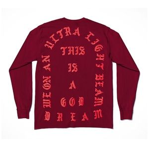 Kanye West " I feel like Pablo " Red Sweater