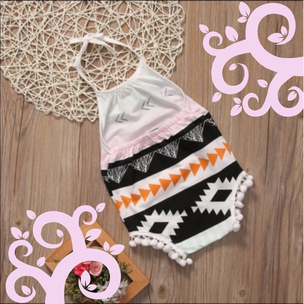 Tribal baby Romper