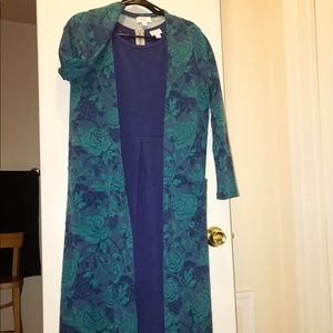 HTF Blue Disney Roses LLR Sarah L & Navy Amelia M