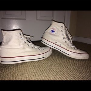 High Top White Converse