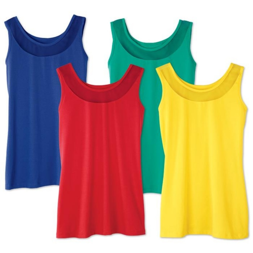 Candy-Color 4-Pack Tanks