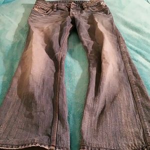 Diesel denim size 27 hemmed to 29" inseam