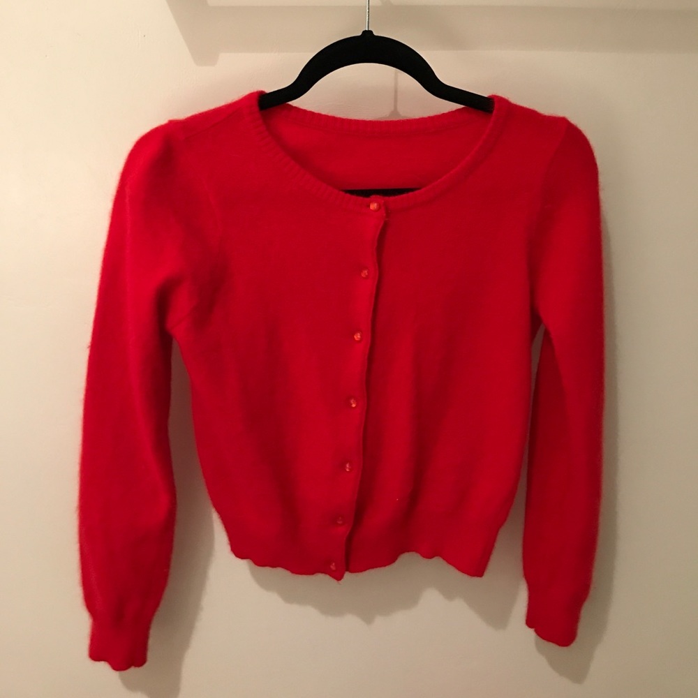 Vintage angora cardigan