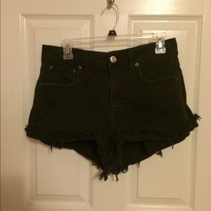 Black High Wasted American Eagle Shorts