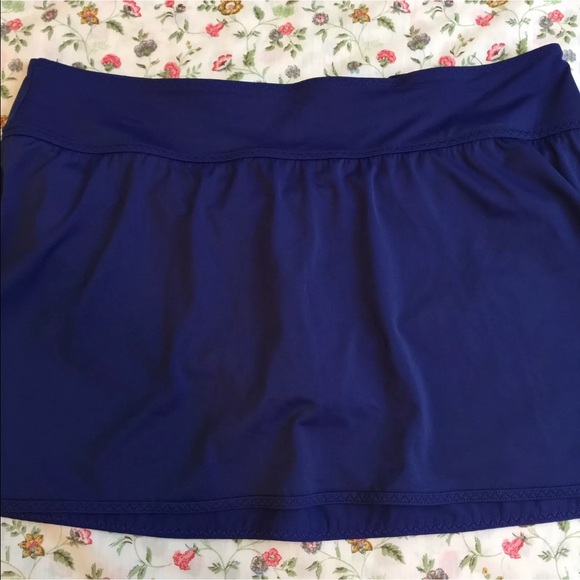 50% off Lands' End Other - Lands End Swim Skirt Plus 18W Blue Modest