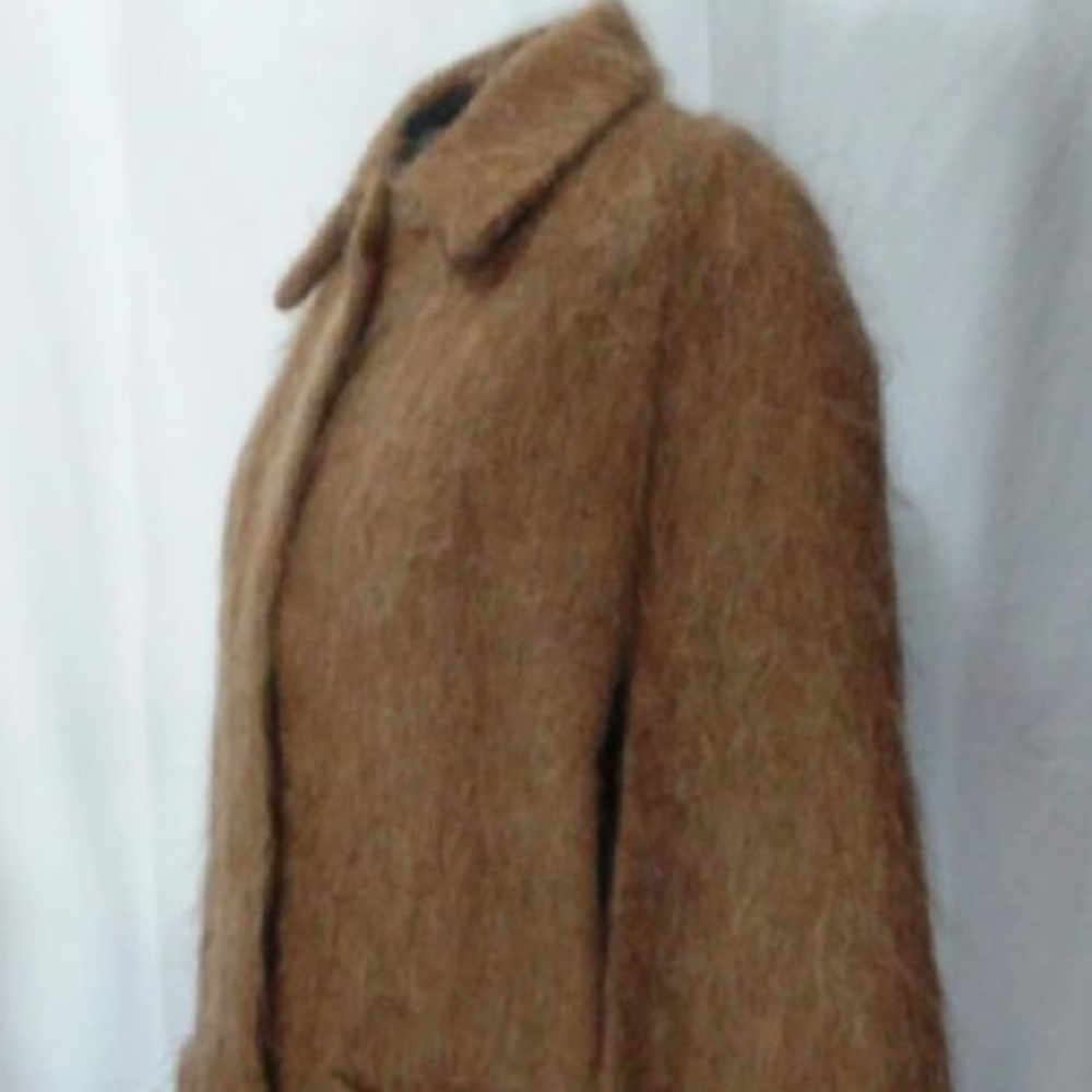 OSFM Vintage 1970s Cape Mohair Wool Poncho Cloak