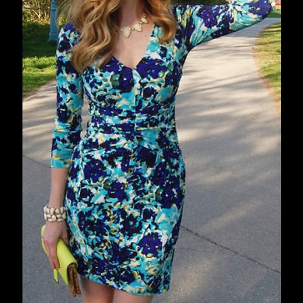 NWT Ann Taylor Wrap Style Floral Dress