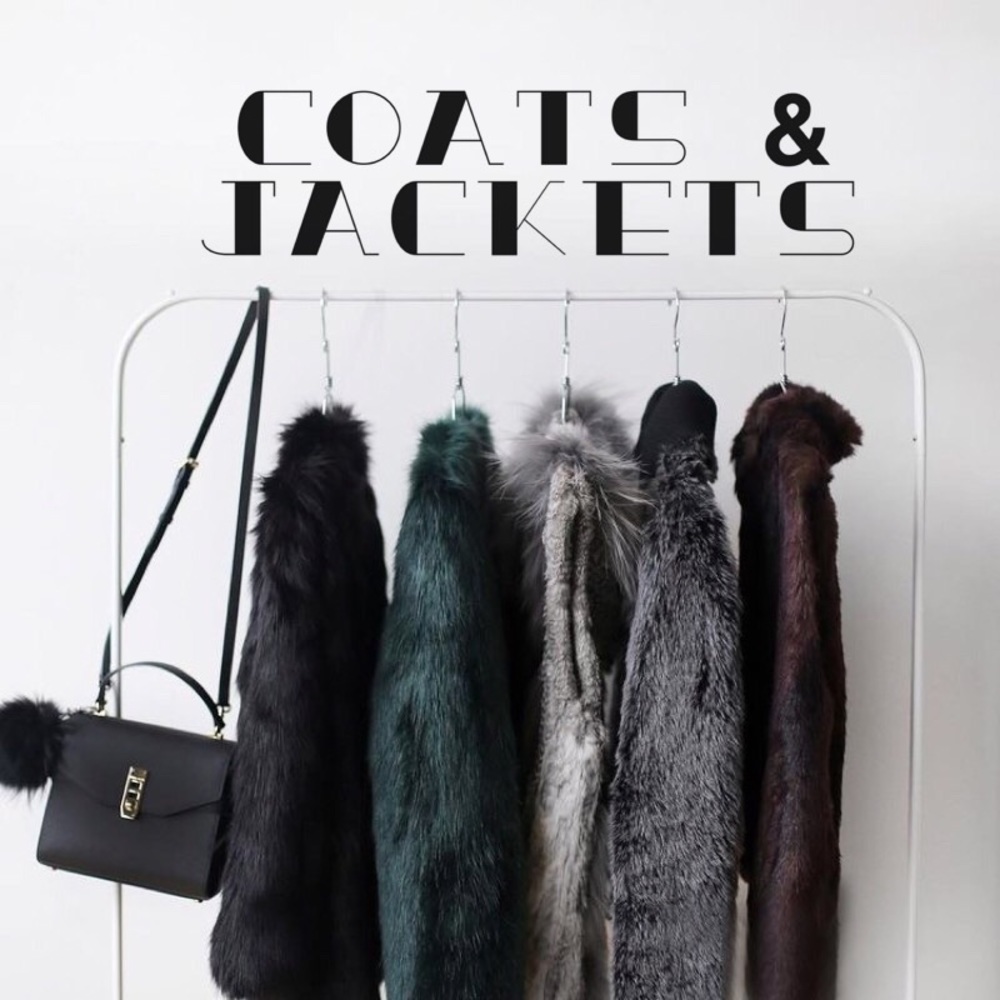 Jackets and coats below