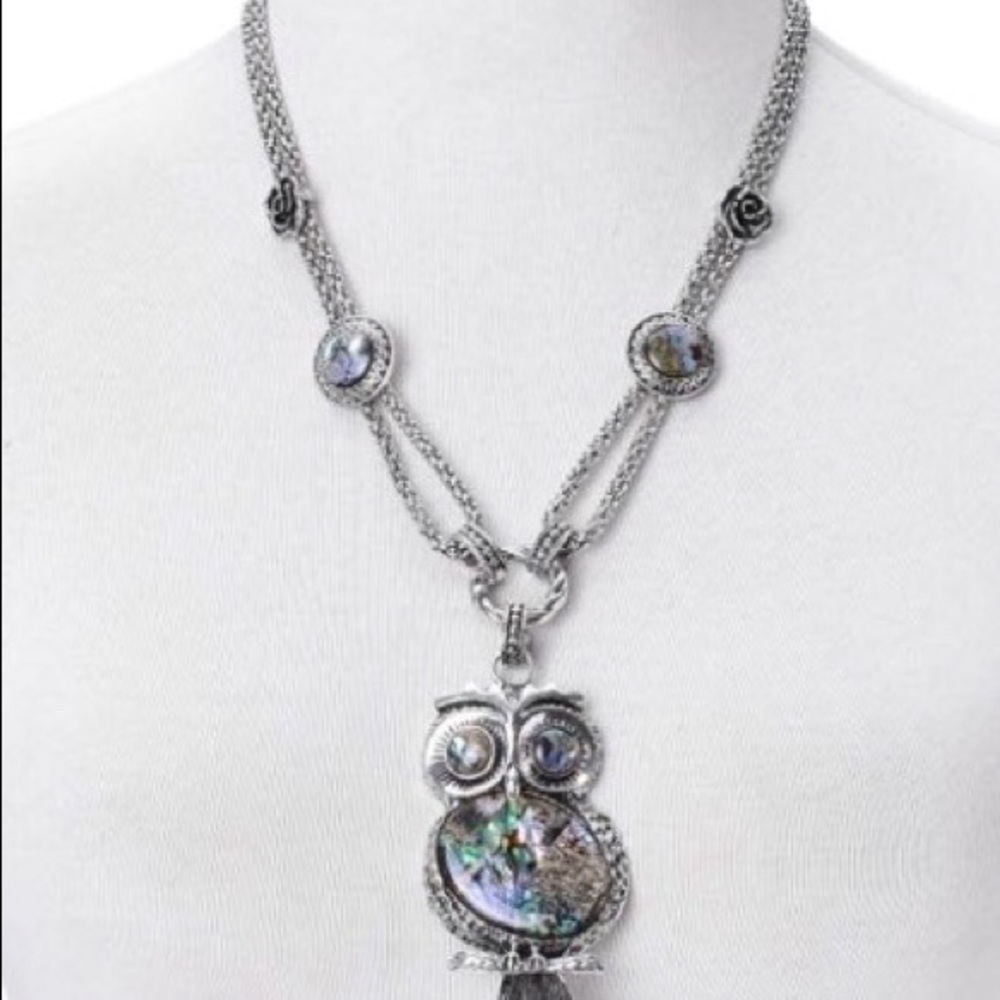 Abalone Shell Necklace 22 inch.