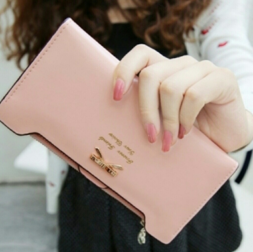 Pink wallet