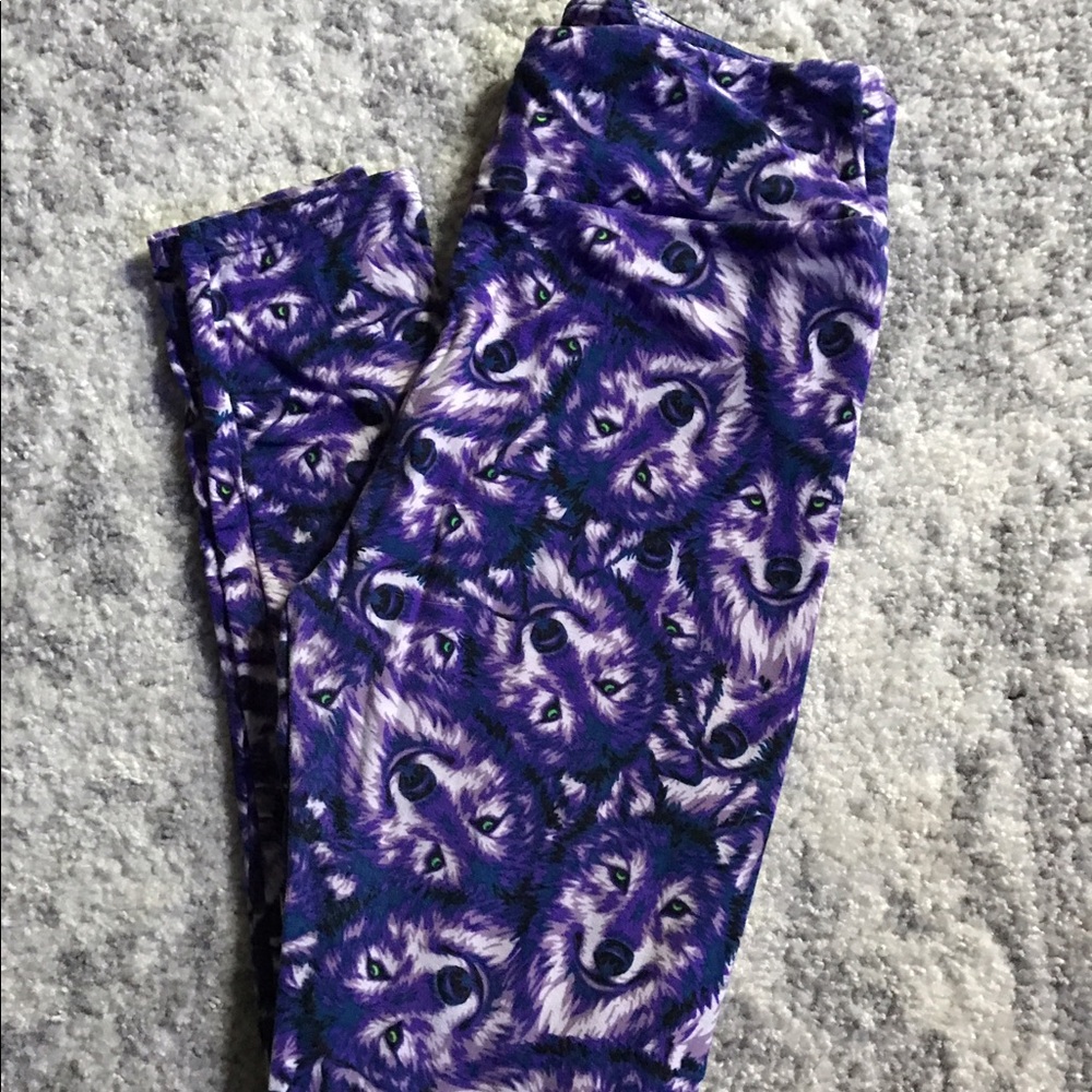Wolf Lularoe Leggings
