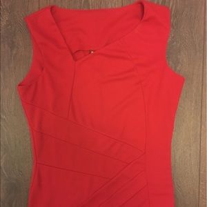 New Unused Red Bodycon Dress US 2/4
