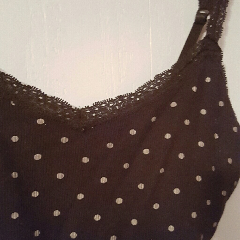 Black and white tank top