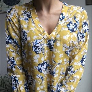 Fun Floral long sleeve blouse