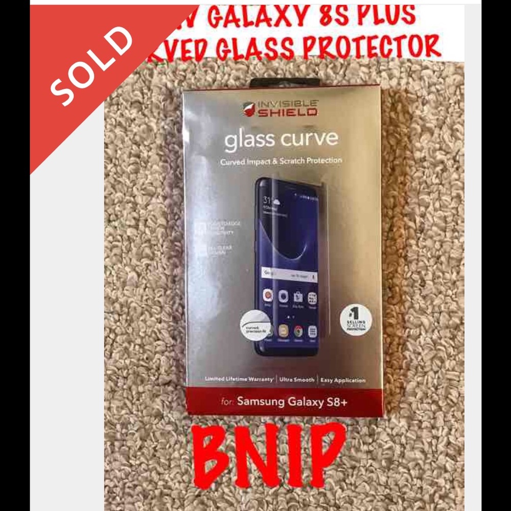 BNIP*ZAGG TEMPERED CURVED GLASS GALAXY 8S PLUS