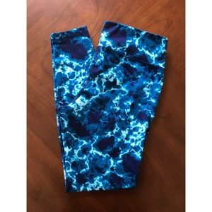 Marble Print Gym Pants