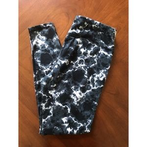 Marble Print Gym Pants