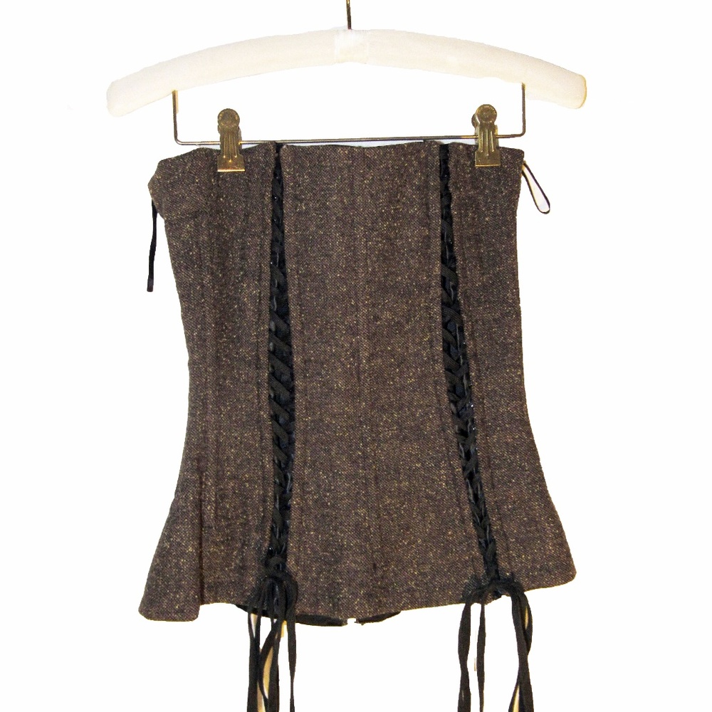 I love gorgeous Dolce and Gabbana tweed corset