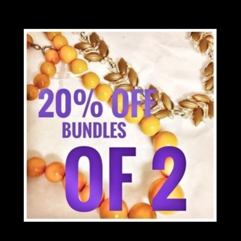Sale 20% off two when you bundle two items