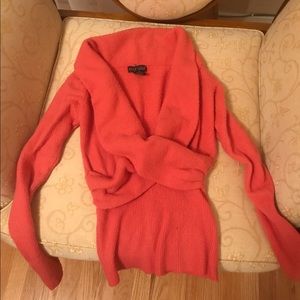 coral sweater
