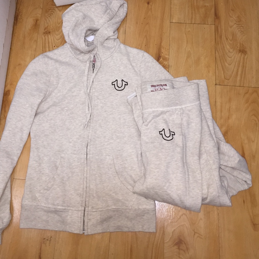 True Religion flare jogging suit