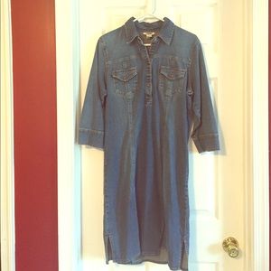 Old Navy denim stretch dress