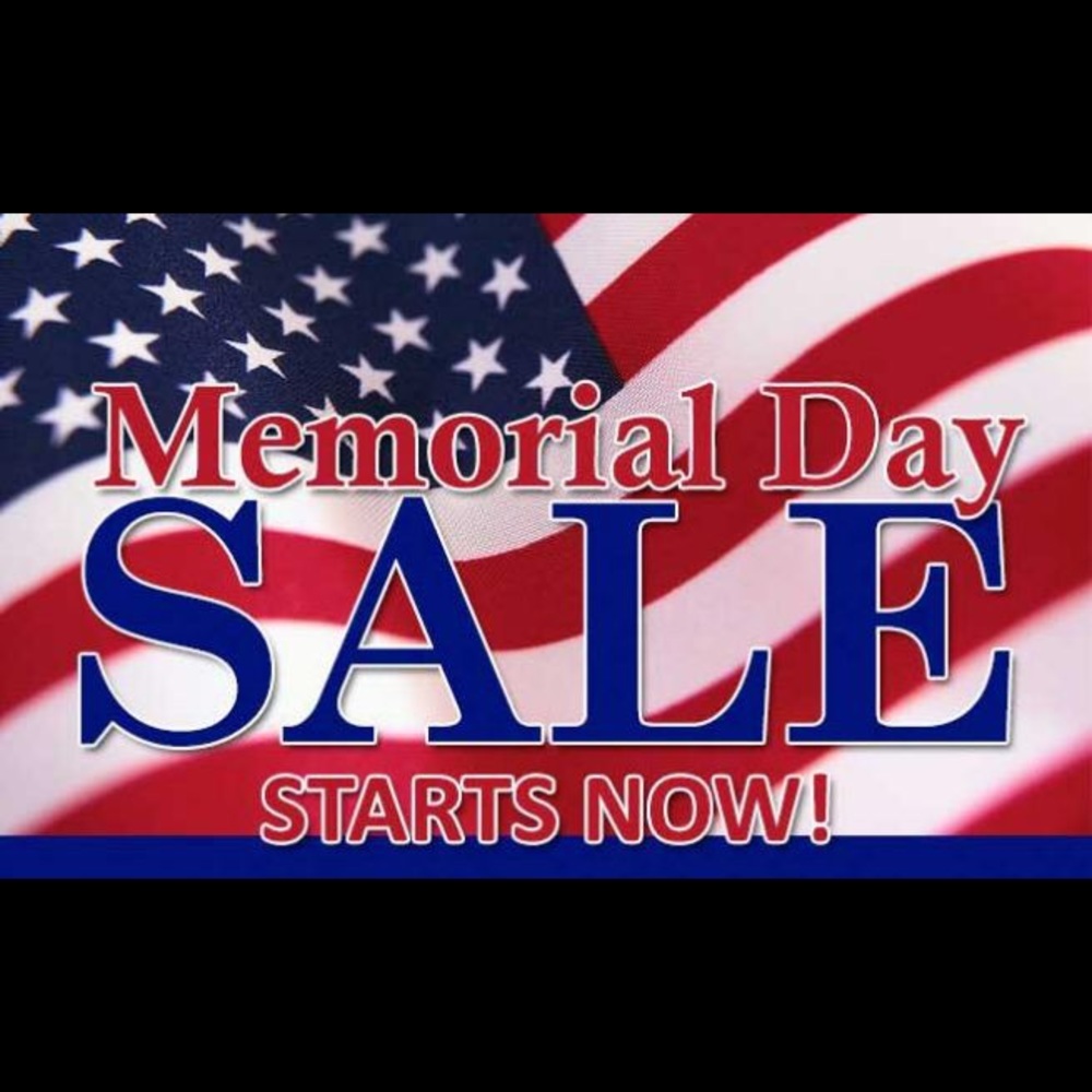 Memorial Day Sale Starts Now